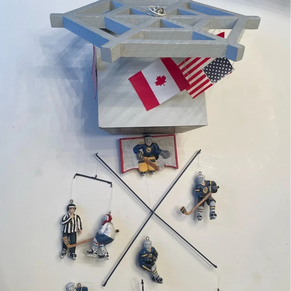 🏒  Score with Style! Hockey Decorative Mobile for Your Space 🚨
